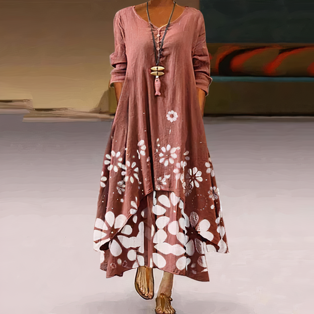 Women’s Printed A-Line Dress