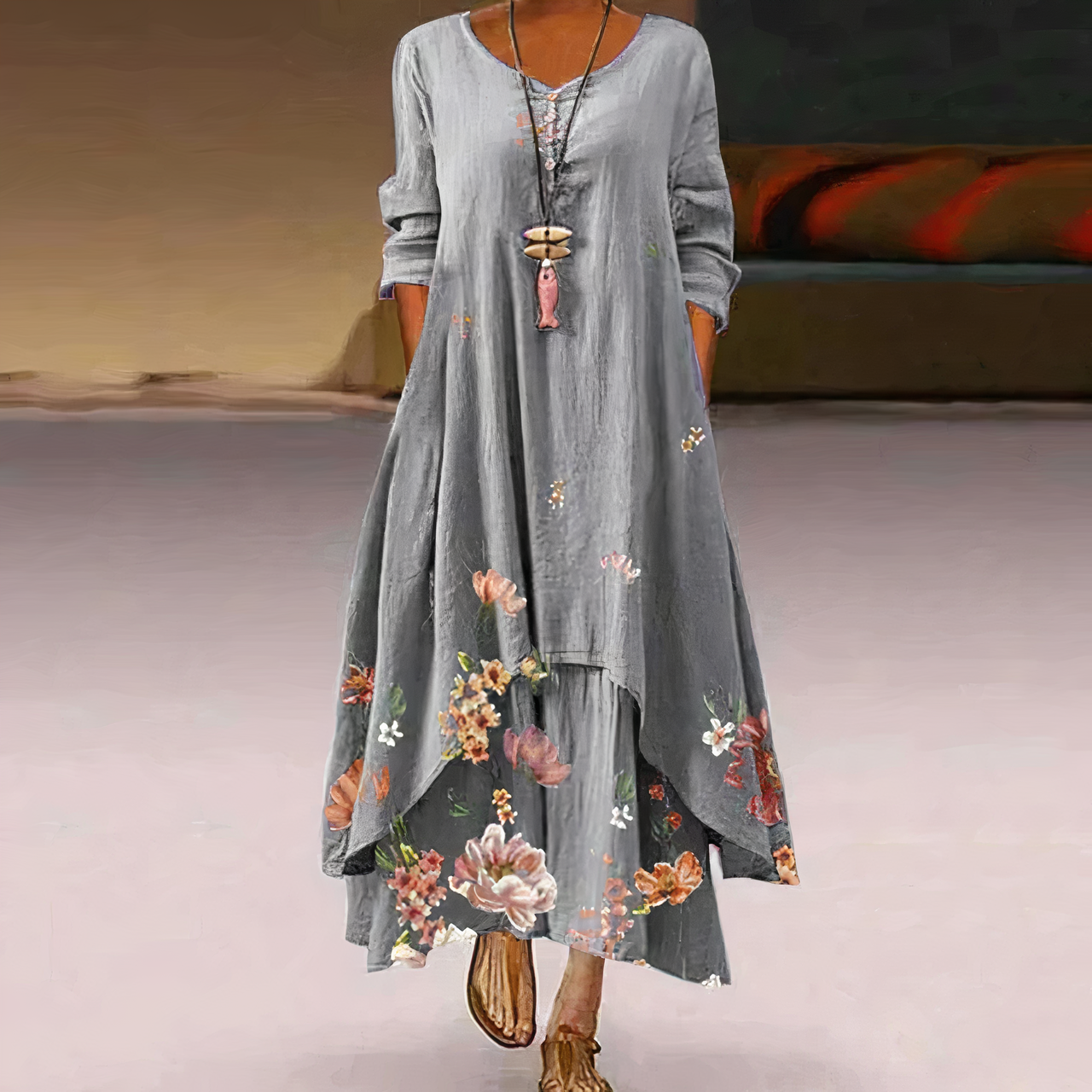 Women’s Printed A-Line Dress
