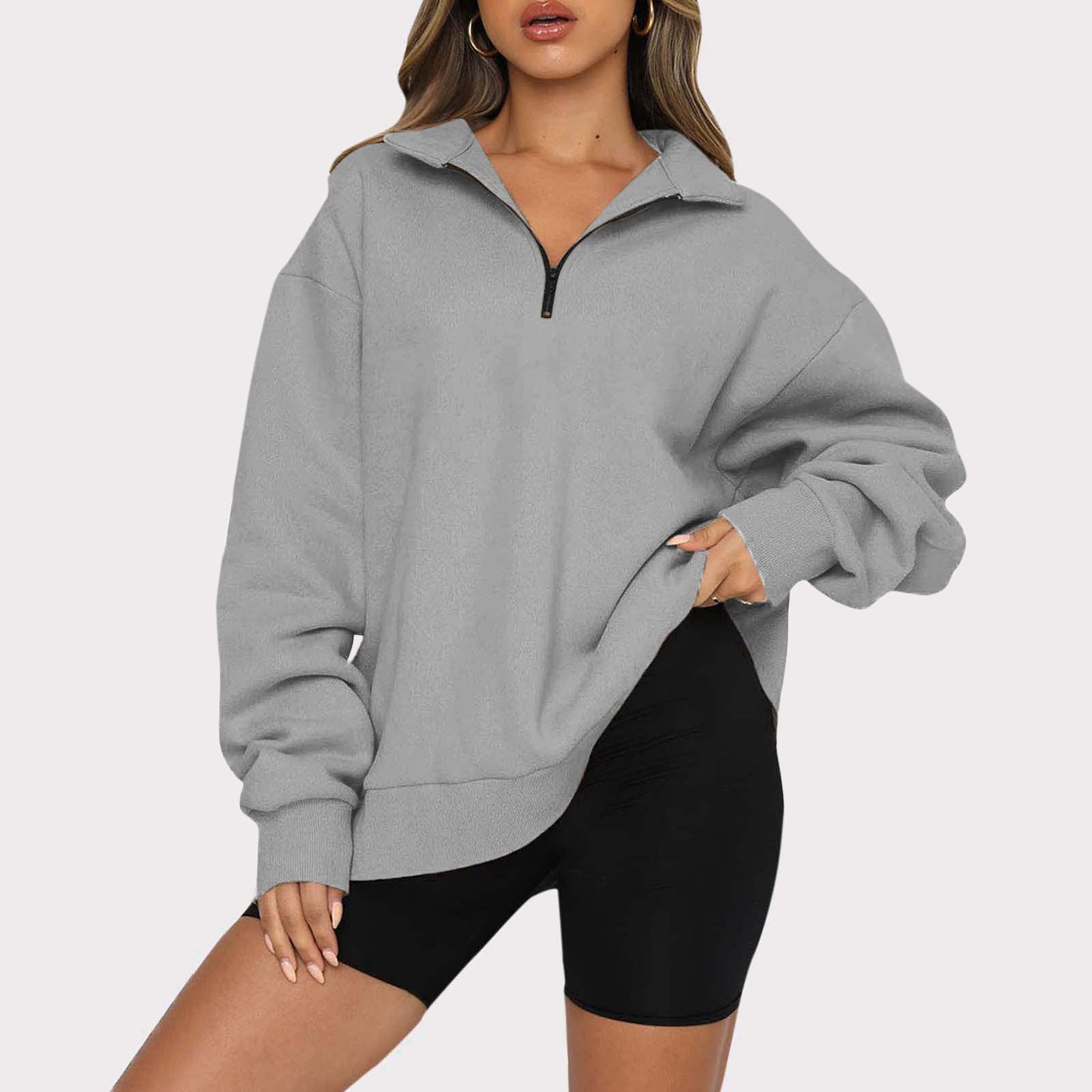 Eva - Zipped Jumper - Casual - Modern Style - Ideal for Winter