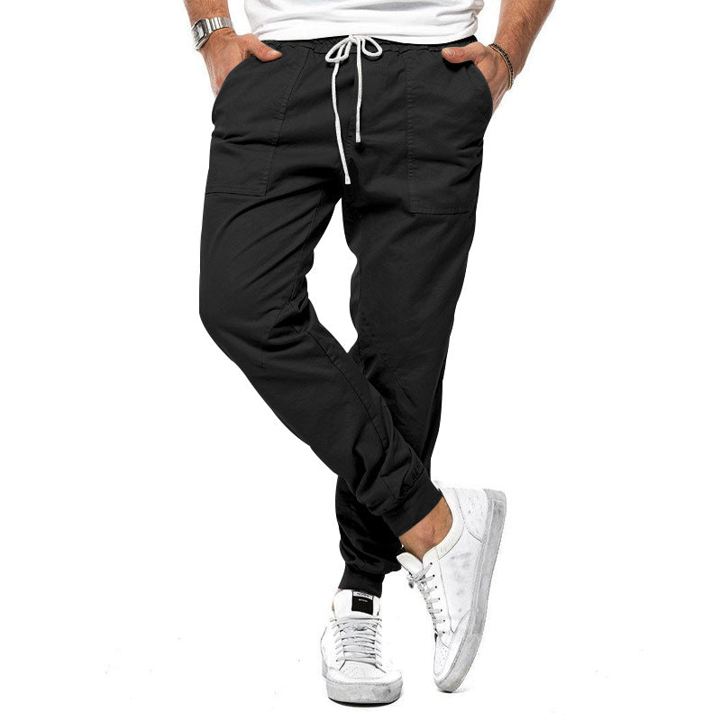 Men's Cargo Pants with Woven Cord Detail | Perfect for Casual Days