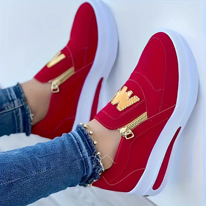 Elegant Fashion Wedge Sneakers For Women | Chic Everyday Wear