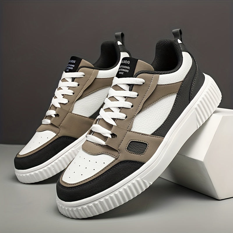 Black, Khaki, White