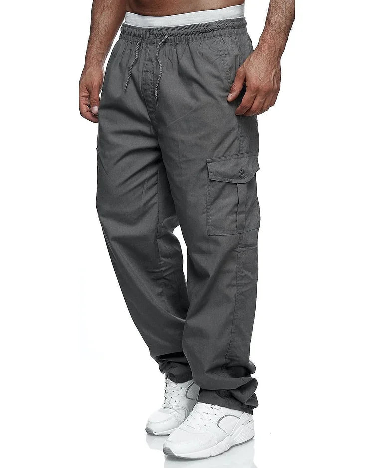 Men's Loose-Fitting Multi-Pocket Cargo Pants | Perfect for Outdoor Activities