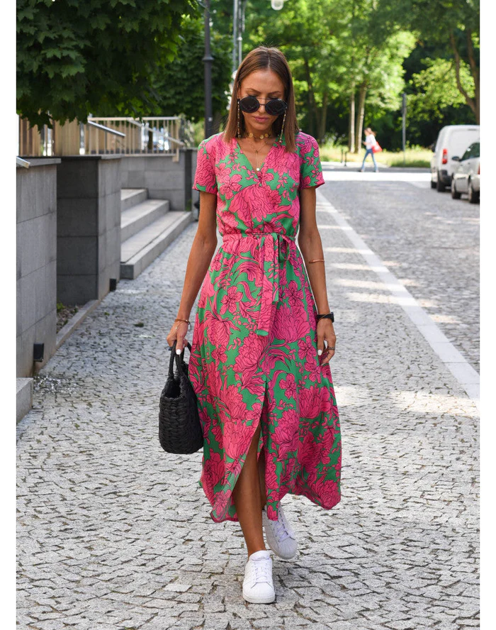 Variant image for Women's Comfortable Lightweight Summer Dress with Eye-Catching Design-6