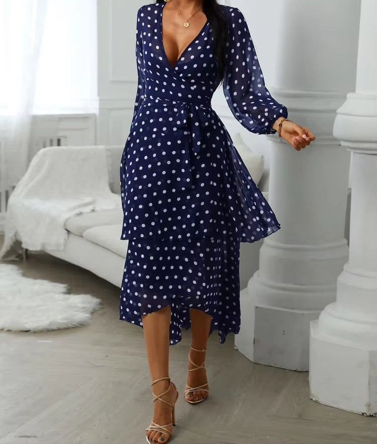 Women's Polka-Dots Dress