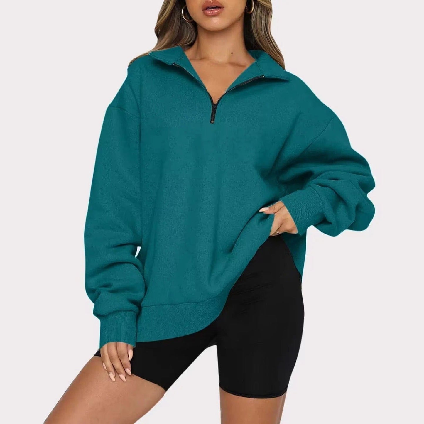 Eva - Zipped Jumper - Casual - Modern Style - Ideal for Winter