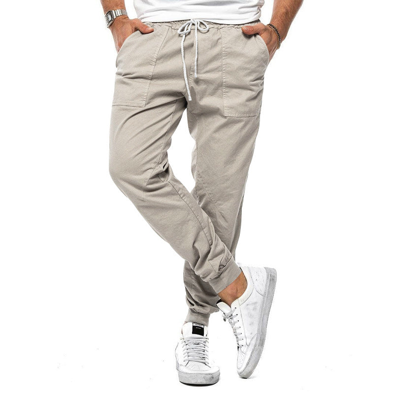 Men's Cargo Pants with Woven Cord Detail | Perfect for Casual Days