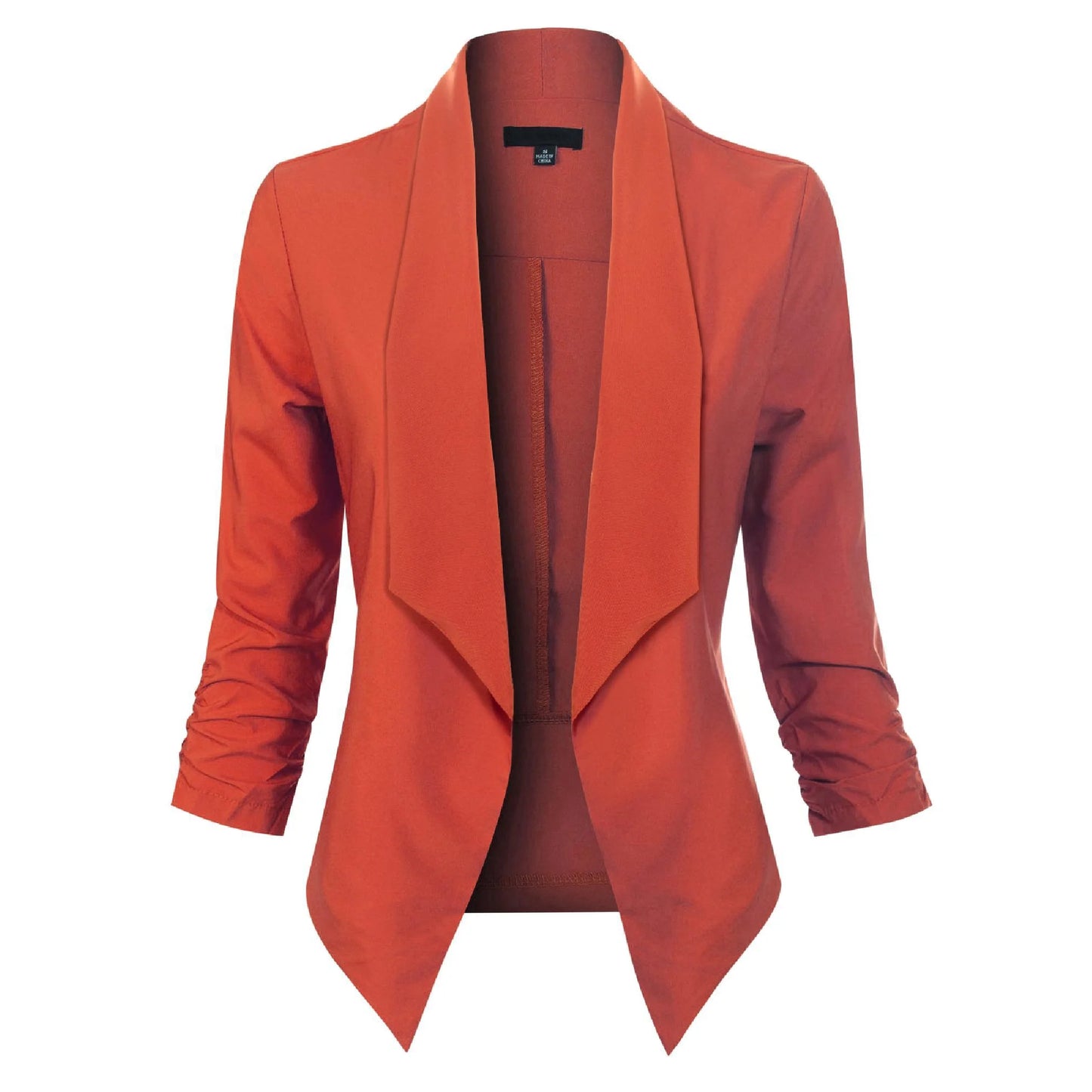 Women's Thin Blazer with Open Front