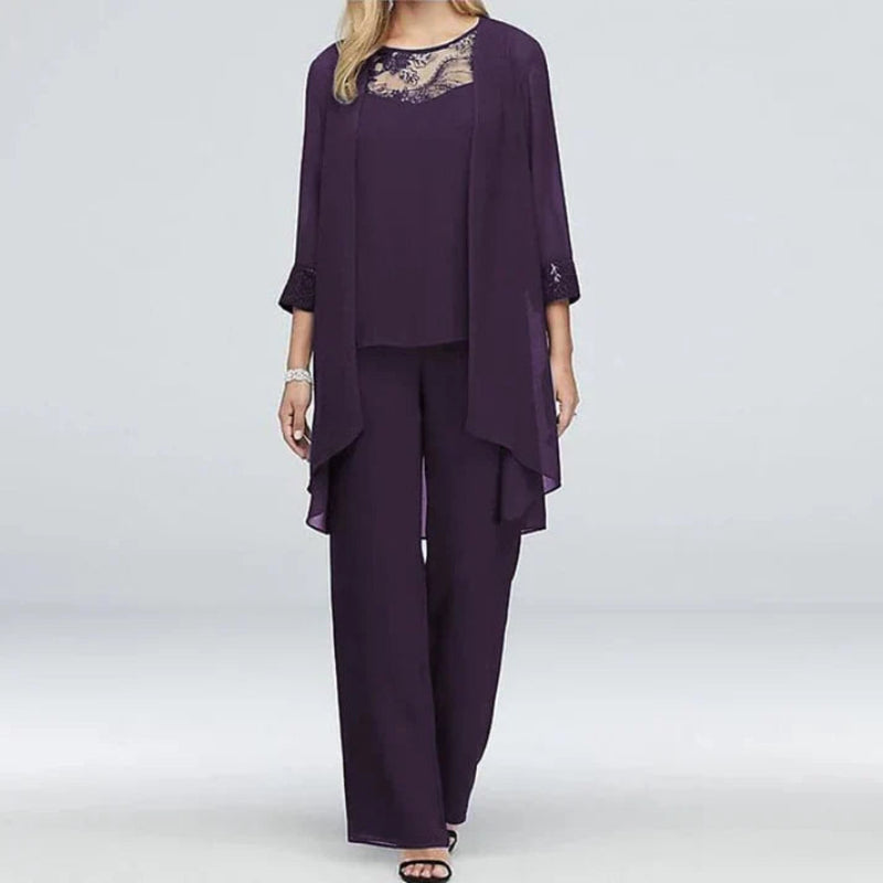 Women's Three-Piece Formal Co-ords Set