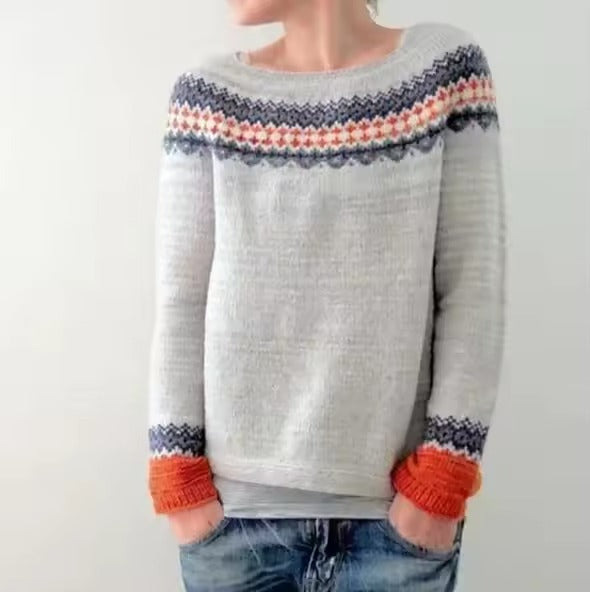 Liv - Retro Norwegian Sweater For Women