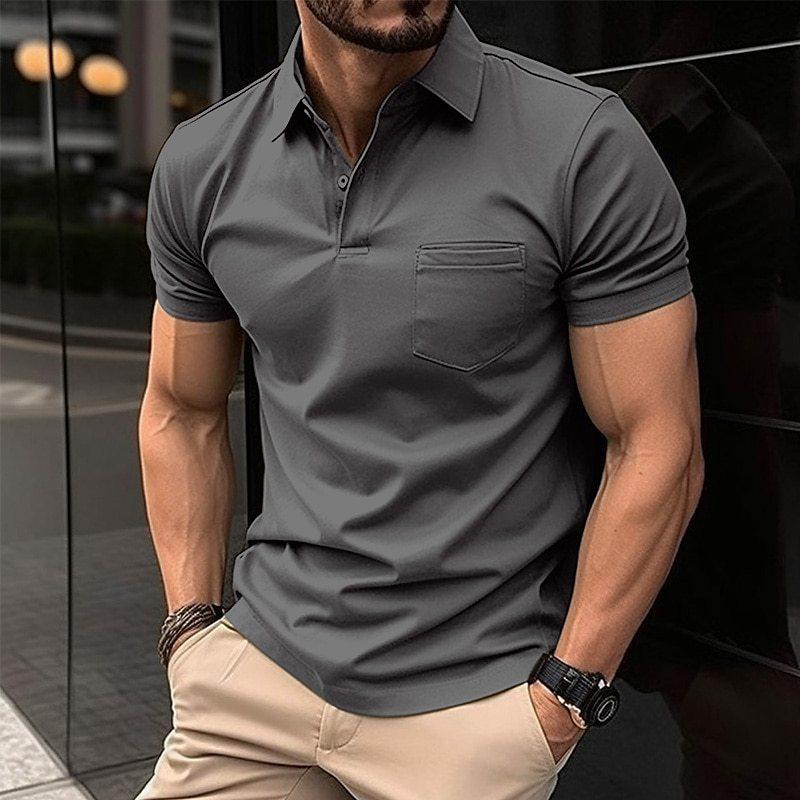 Men's Elegant High-Quality Polo Shirt with Unique Design