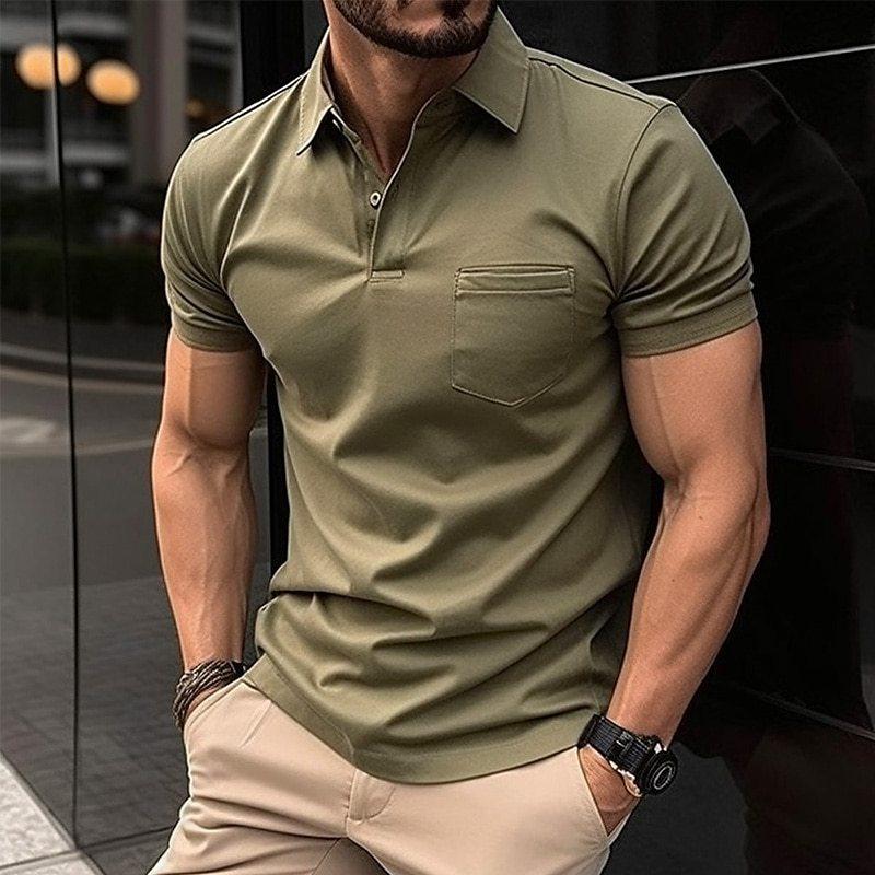 Men's Elegant High-Quality Polo Shirt with Unique Design