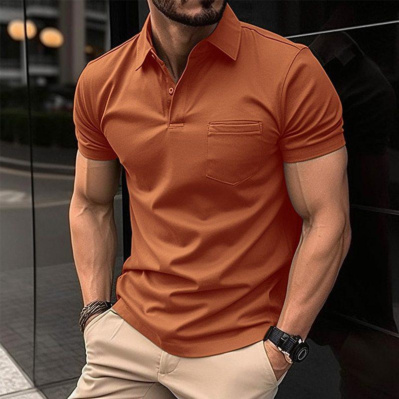 Men's Elegant High-Quality Polo Shirt with Unique Design