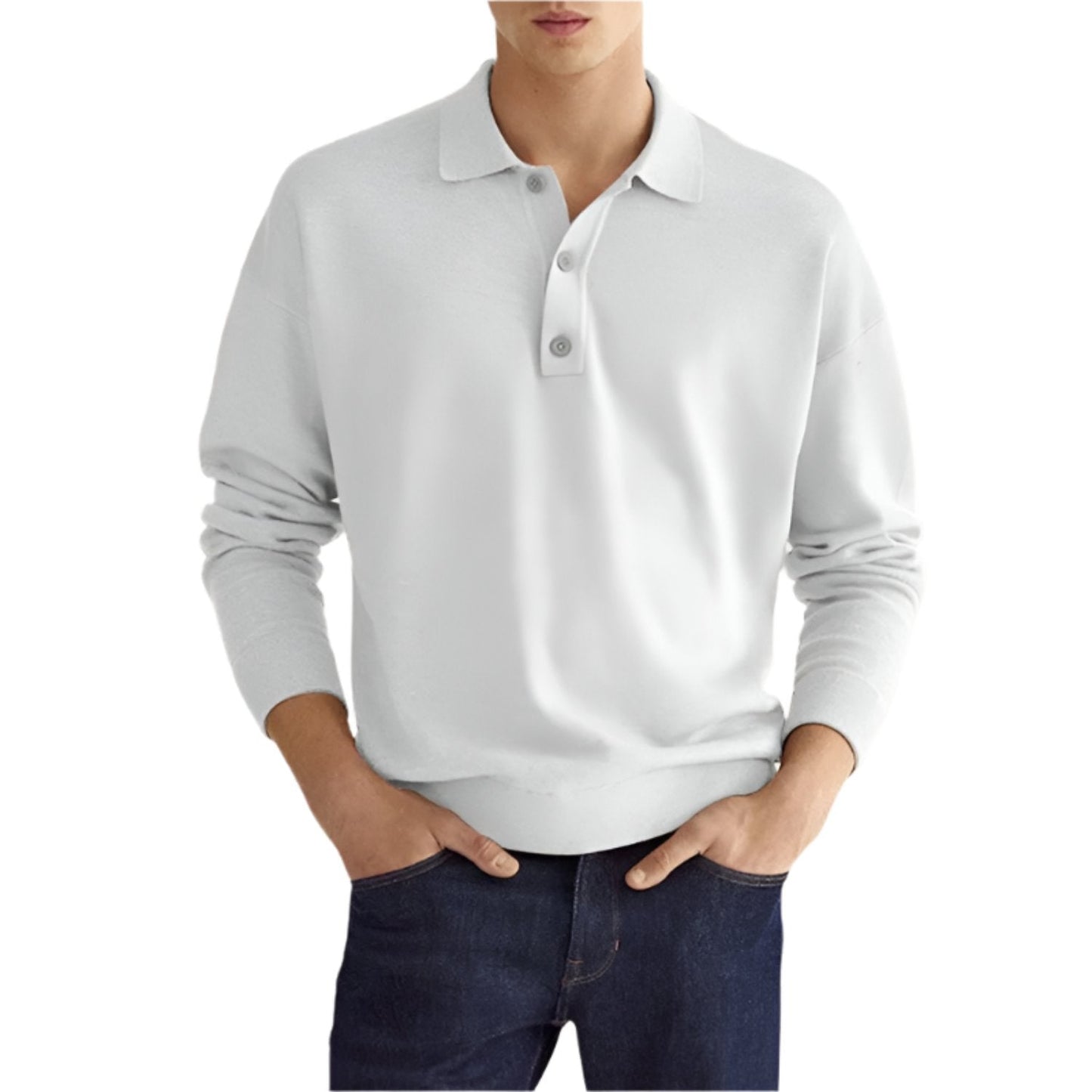 Parekura - Long Sleeve Polo - Casual - Made for Comfort - Ideal for Autumn/Winter