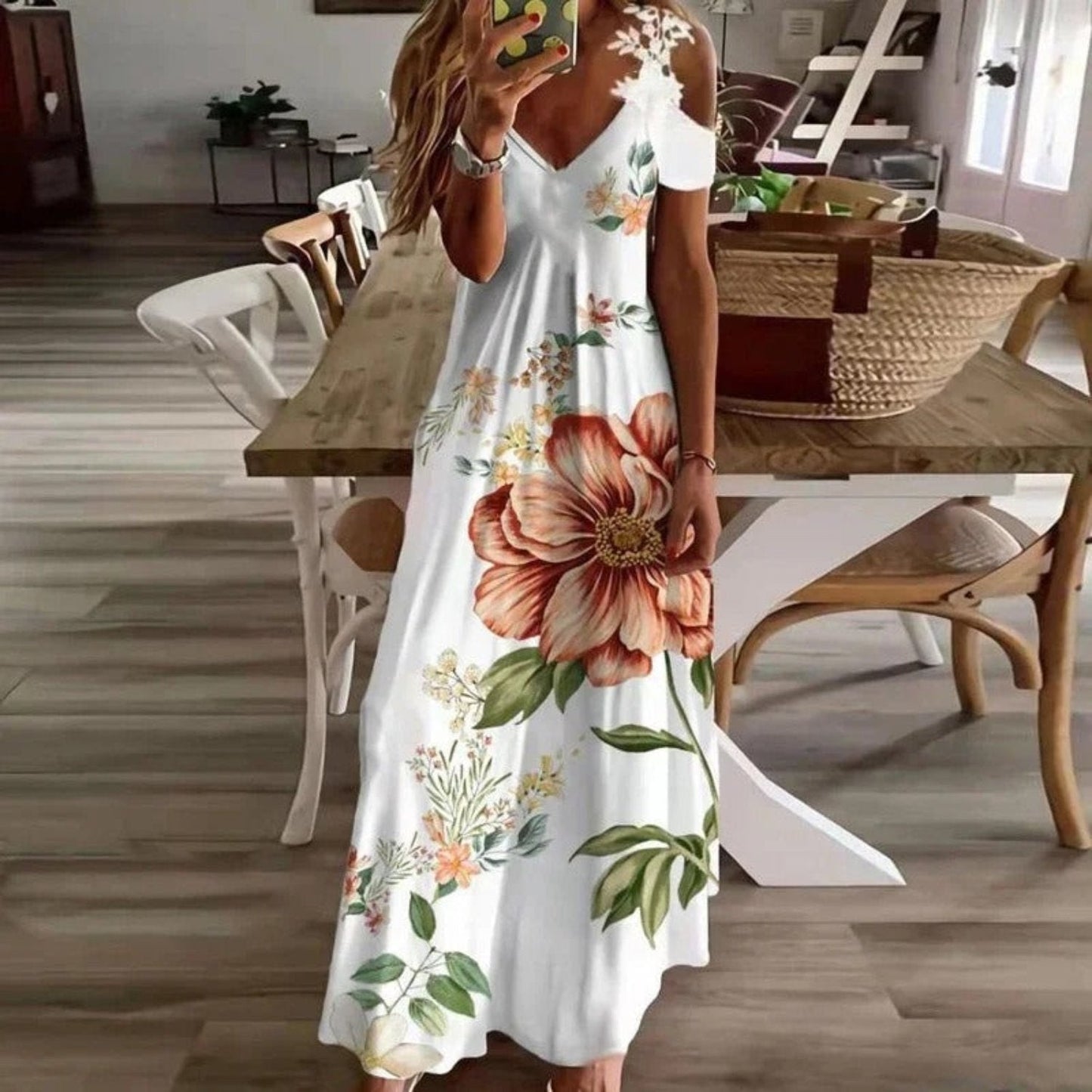 Hollis - Long Dress - Chic - Lightweight - Ideal for Summer