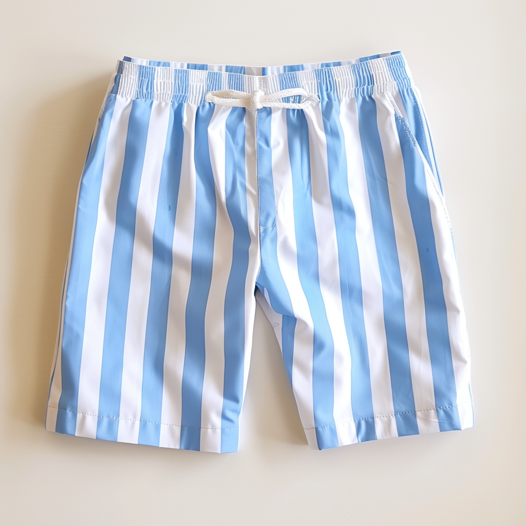Barry - Men Striped Shorts - Casual - Modern Style - Ideal for Summer