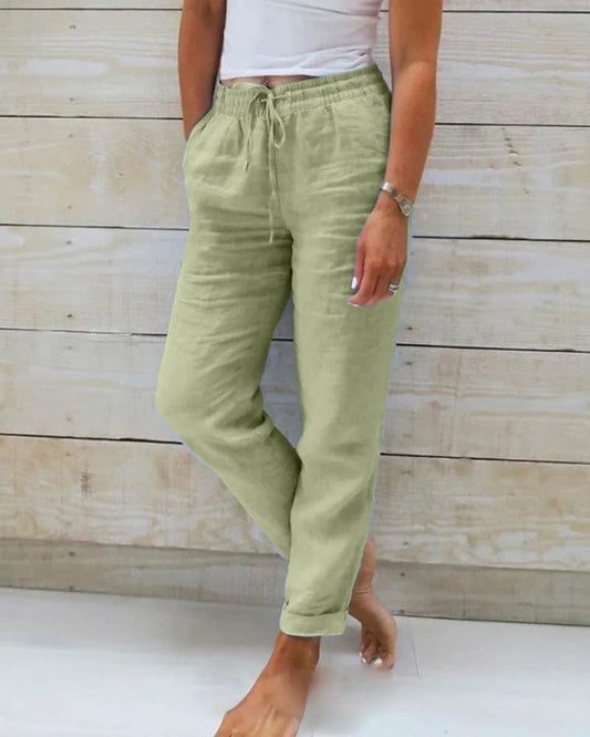 Lindsay - Elegant Casual Trousers - For Women | Comfortable Style