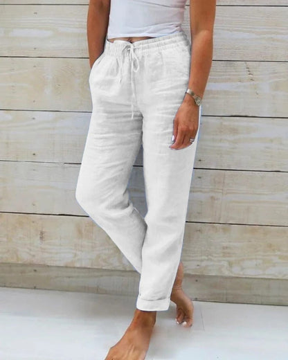 Lindsay - Elegant Casual Trousers - For Women | Comfortable Style