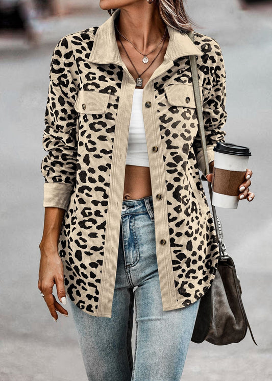 Cora - Leopard Jacket - Chic - Premium Material - Ideal for Spring