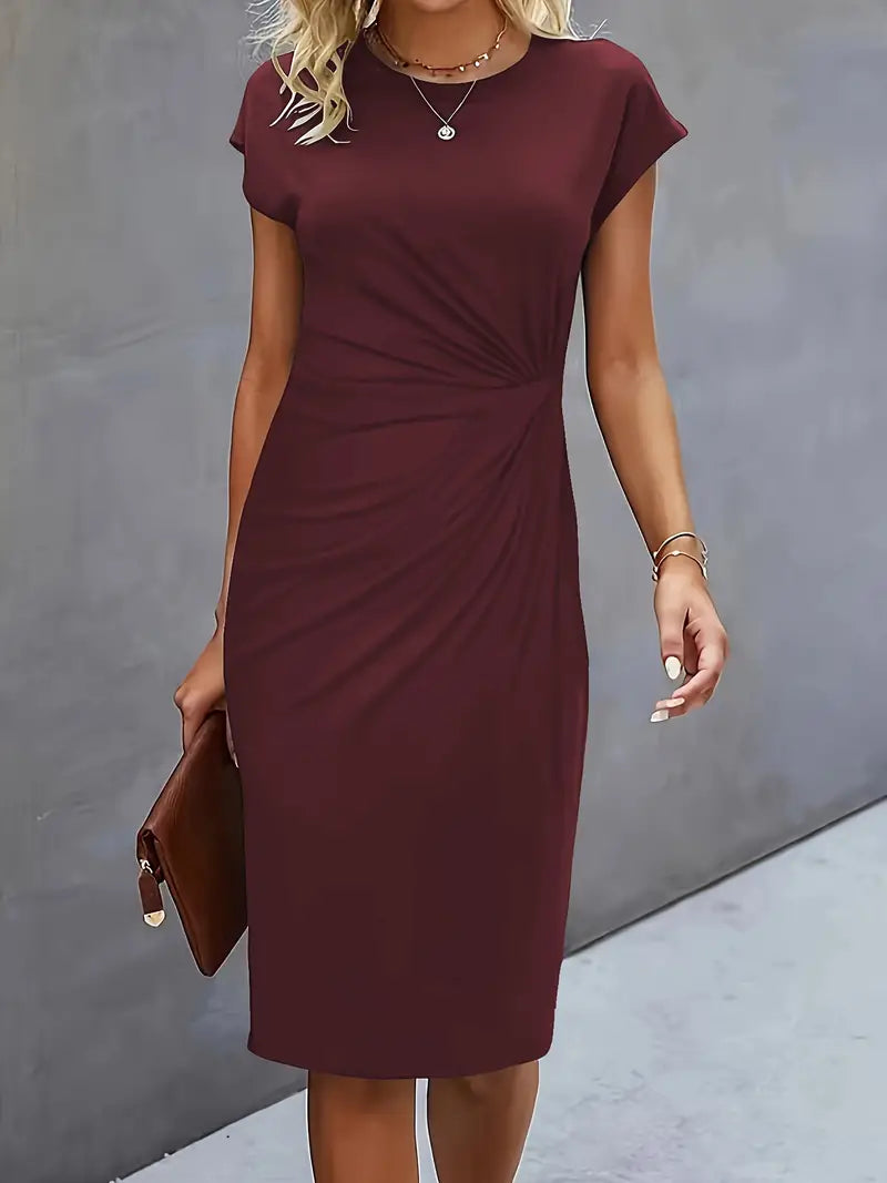 Variant image for Women's Classic High-Quality Dress with Scoop Neck-49