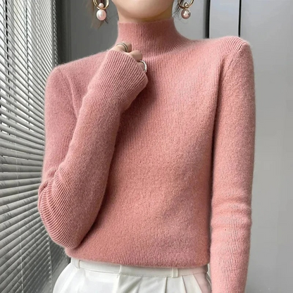 Thick Slim Fit Woolen Turtleneck Jumper for Women | Ideal for Winter