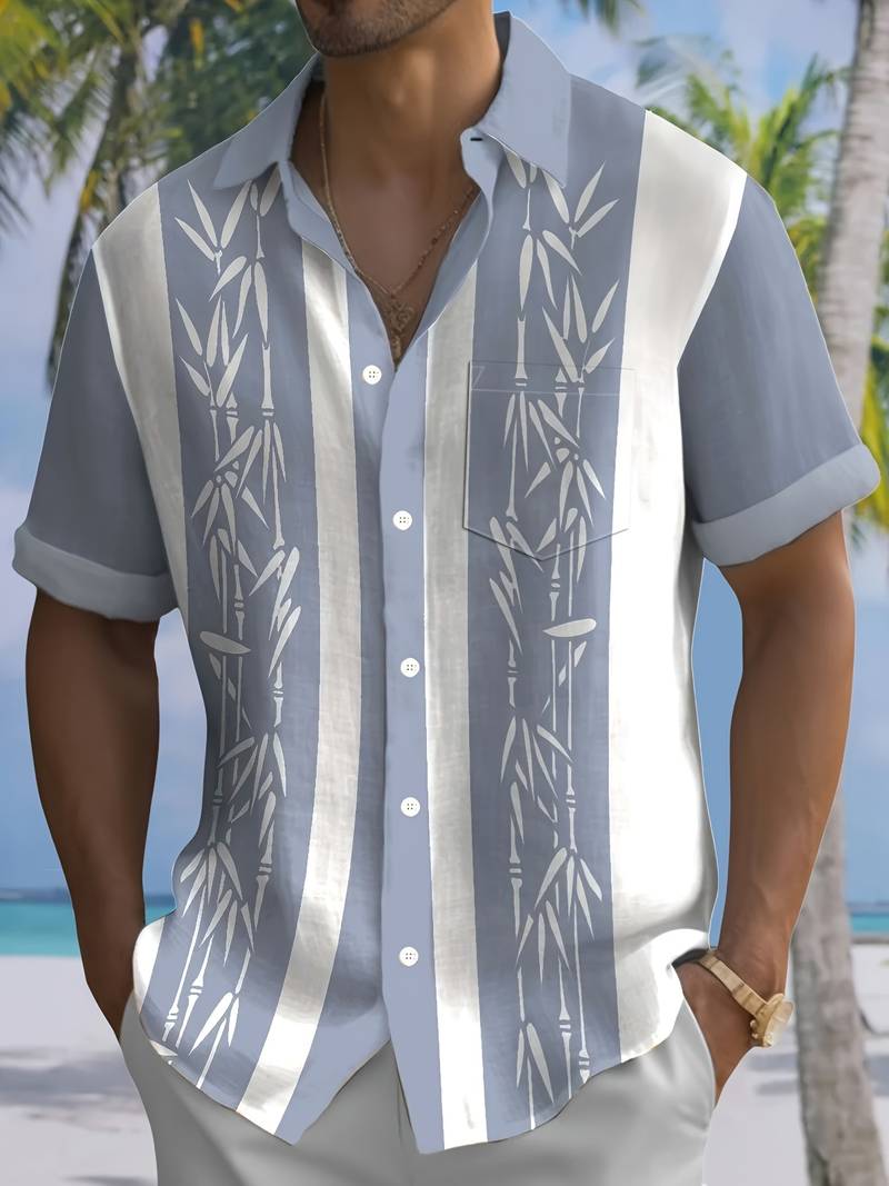 Variant image for Men's Comfortable Bamboo Fiber T Shirt with Classic Cut-25