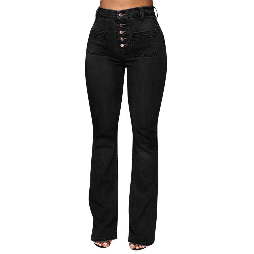 Women's Stretchy Bootcut High-Waist Skinny Jeans | Perfect for Casual Days