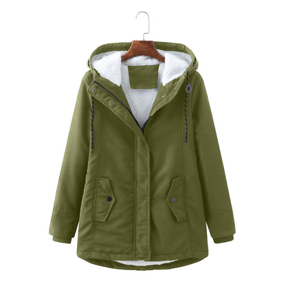 Winter Jacket With Fleece And Capuchon Elegant Parka For Women | Ideal for Winter