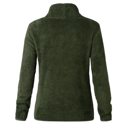 Women's Casual Turtleneck Jumper with Zipper | Ideal for Winter