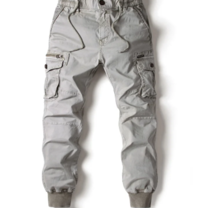 Men's Cargo Pants with Elastic Waistband and Pockets | Perfect for Outdoor Activities
