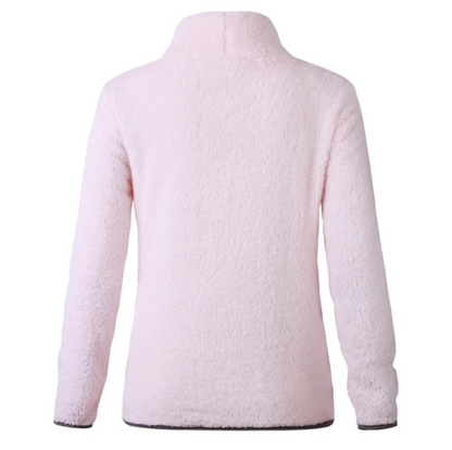 Women's Casual Turtleneck Jumper with Zipper | Ideal for Winter