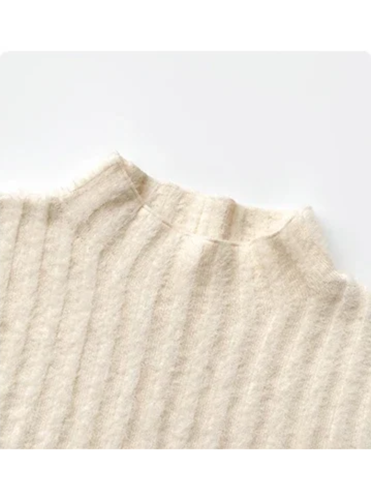 Women's Cozy Lined Wool Knitted Turtleneck Jumper for Women | Ideal for Winter