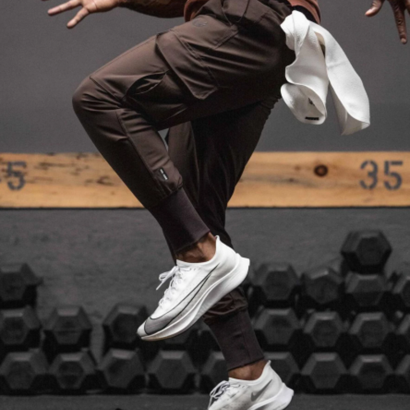 Men's Modern Jogger Cargo Pants with Large Pockets | Perfect for Outdoor Activities