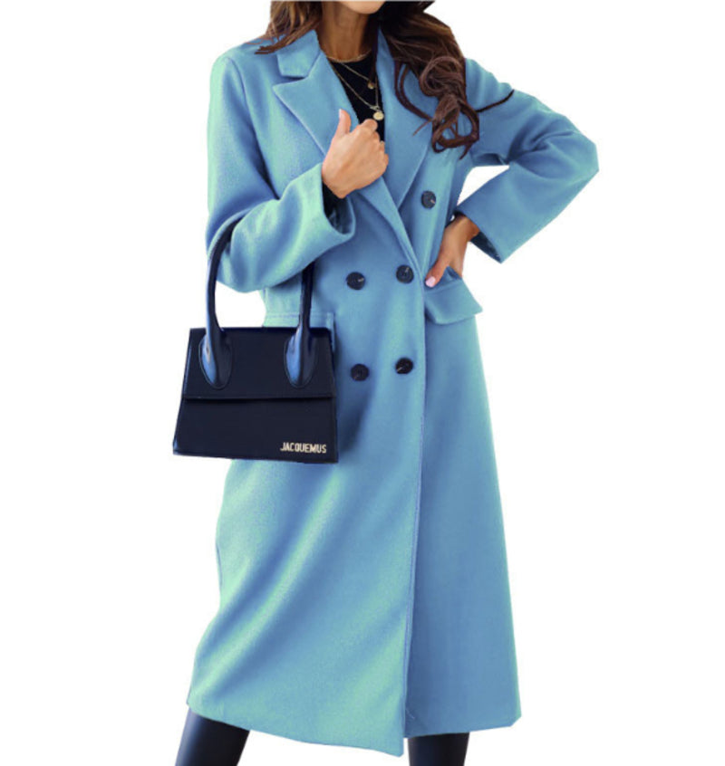 Leah - Long Coat - Chic - Timeless Style - Ideal for Winter