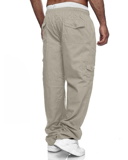 Men's Loose Fit Cargo Pants with Multiple Pockets | Perfect for Casual Days