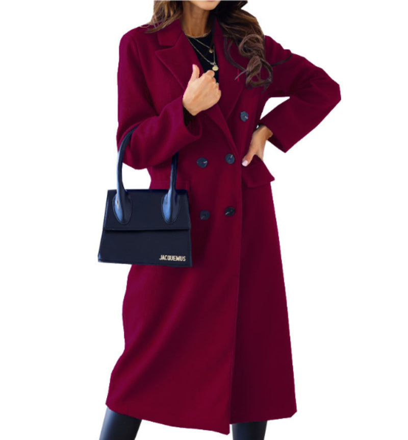Leah - Long Coat - Chic - Timeless Style - Ideal for Winter