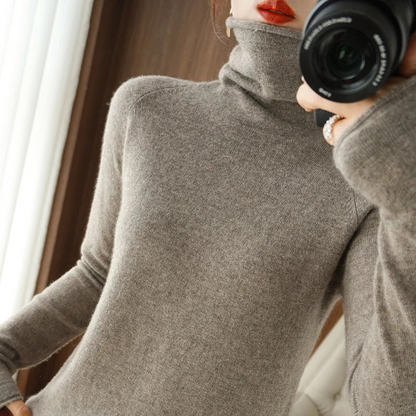 Women's Breathable High-neck Jumper for Women | Ideal for Winter