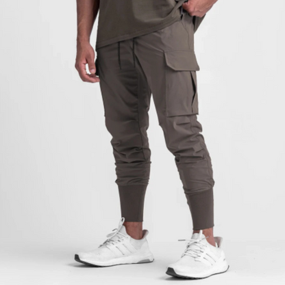 Men's Modern Jogger Cargo Pants with Large Pockets | Perfect for Outdoor Activities