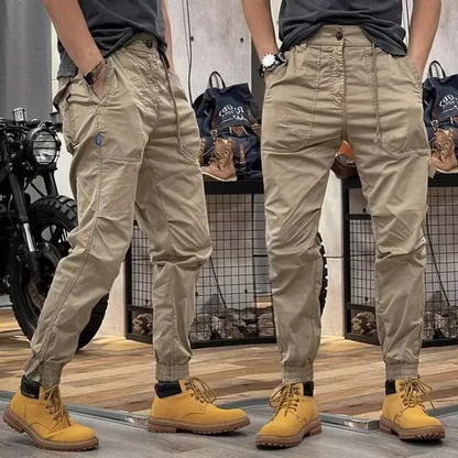 Men's Ultra-Thin Multi-Pocket Cargo Pants with Drawstring Waist | Perfect for Outdoor Activities