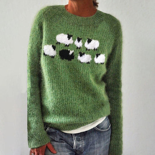 Comfortable Wool Jumper with Long Sleeves for Women | Ideal for Winter