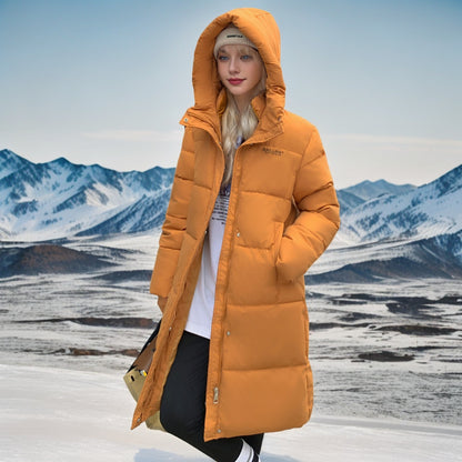 Women's Stylish Black Parka Winter Coat with Hood and Padding | Ideal for Autumn/Winter