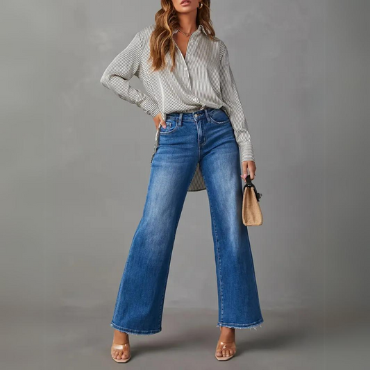 Women's Stretchy Retro Baggy Jeans | Perfect for Casual Days