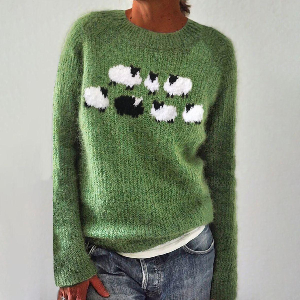 Comfortable Wool Jumper with Long Sleeves for Women | Ideal for Winter