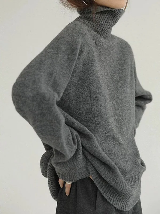 Women's Fashionable Turtleneck Jumper with Long Sleeves | Ideal for Winter