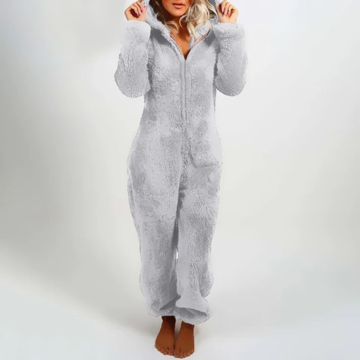 Women's Stylish Winter Hooded Overall Pajama | Ideal for All Seasons