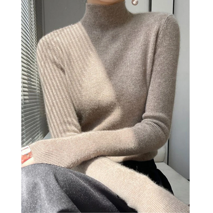 Thick Slim Fit Woolen Turtleneck Jumper for Women | Ideal for Winter