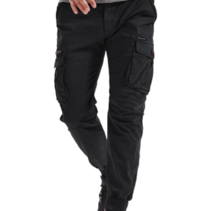 Men's Cargo Pants with Elastic Waistband and Pockets | Perfect for Outdoor Activities