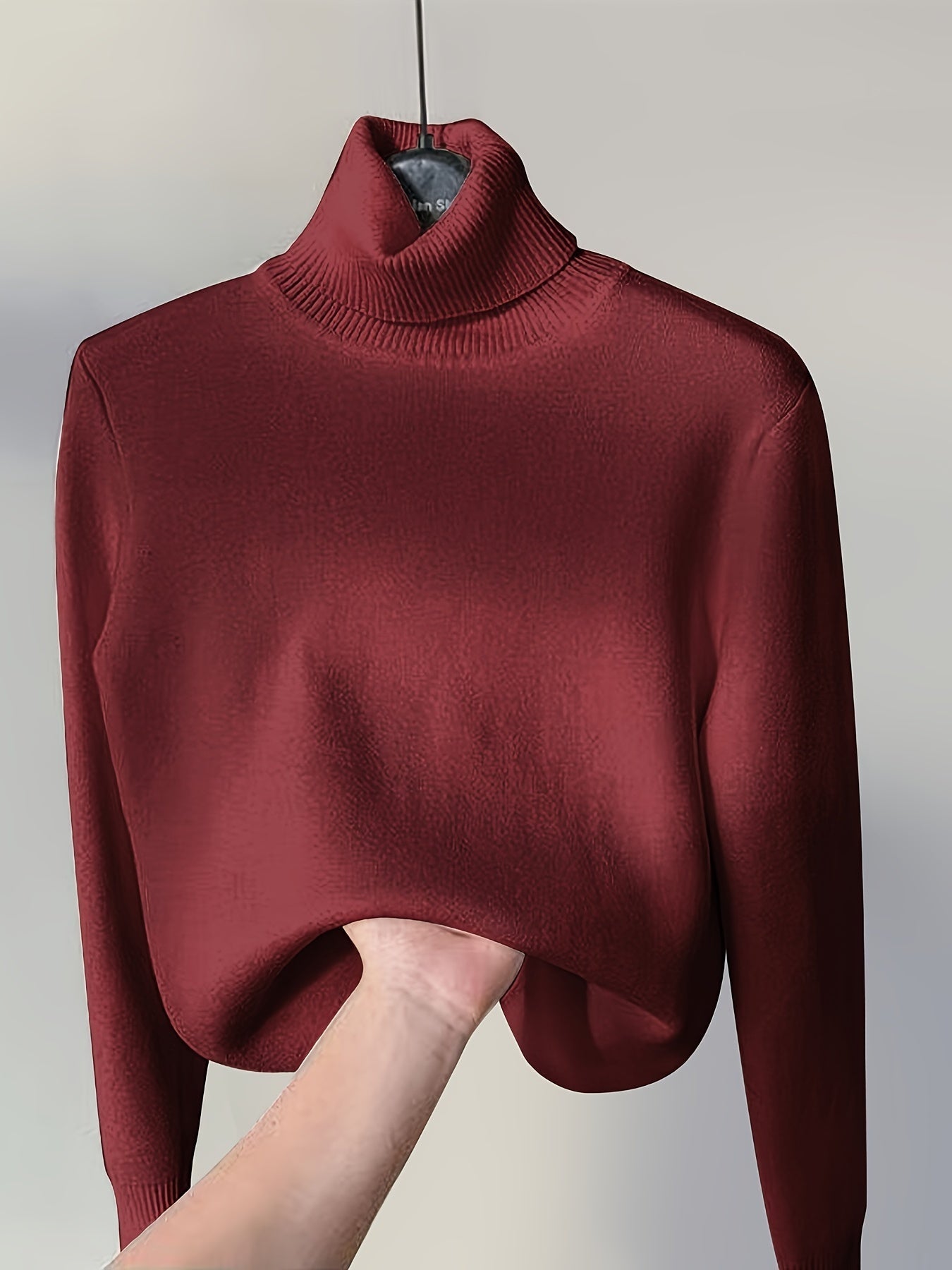 Women's Stylish Solid Colour Turtleneck Jumper | Ideal for Winter