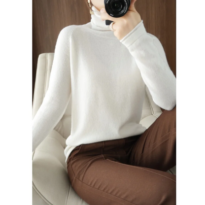 Women's Breathable High-neck Jumper for Women | Ideal for Winter