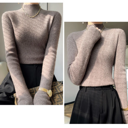 Thick Slim Fit Woolen Turtleneck Jumper for Women | Ideal for Winter